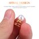Luxshiny Golden Pearl Spiral Hair Pins 12pcs Swirl Hair Twists Coils Clips Twist Hair Jewelry Metal Alloy Bobby Pins Decorative Hair Accessories for Girls Women Bridal Wedding Prom Party Birthday