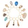 HEALLILY Beavorty 13pcs Hair Rings Jewelry Pendant Ocean Conch Shell Hair Accessories Hair Cuffs Decorations Charms for Twist Crochet Braiding Hair Clips