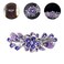 LALAFINA Hair Clip 1pc, Flower Rhinestone Hair Barrettes, Crystal Rhinestones Barrettes, Vintage Spring French Hair Clips for Women Ladies, Purple