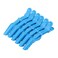 AKOAK 6 PCS Professional Anti slip Crocodile Clip - Large Styling Hair Clip for Women's Thick Hair, Dyeing or Hair Care Partition Positioning Clip, Salon DIY Accessories (Blue)