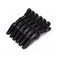 AKOAK 6 PCS Professional Anti slip Crocodile Clip - Large Styling Hair Clip for Women's Thick Hair, Dyeing or Hair Care Partition Positioning Clip, Salon DIY Accessories (Black)