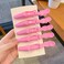 AKOAK 6 PCS Professional Anti slip Crocodile Clip - Large Styling Hair Clip for Women's Thick Hair, Dyeing or Hair Care Partition Positioning Clip, Salon DIY Accessories (Pink)