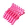 AKOAK 6 PCS Professional Anti slip Crocodile Clip - Large Styling Hair Clip for Women's Thick Hair, Dyeing or Hair Care Partition Positioning Clip, Salon DIY Accessories (Pink)