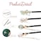 4 Pack Japanese Hair Sticks Japanese Hair Pins Hair Chopsticks for Women Chinese Wooden Hair Sticks Hair Bun Sticks Flower Hair Sticks Chopsticks for Long Hair