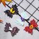 8Pcs Halloween Hair Accessories Headdress Witch Hat Hair Clip Pumpkin Hair Bow Ghost Hair Barrette Bat Moon Glitter Hair Bow Girls Party Dance Hair Barrettes Cartoon Hair Grips