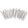 Bobby Pins, 200Count Brown Hair Pins Hairpins with Box for Women Lady Girls Kids Hair Pin Invisible Wave Hairgrip Barrette Hairclip Bulk Hair Accessories (Brown,2.2 Inch)