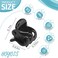 Hoyols 48 Pcs Black Mini Hair Claw Clips, Non-Slip Jaw Clamps for Women Girls, Secure Hold for Fine Short Medium Thick Hair, Styling Accessories in Plastic Box Bulk
