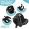Hoyols 48 Pcs Black Mini Hair Claw Clips, Non-Slip Jaw Clamps for Women Girls, Secure Hold for Fine Short Medium Thick Hair, Styling Accessories in Plastic Box Bulk