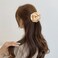 4 Pack Solid Rose Floral Flower Hair Claws Clips Clamps Hairpins Hair Bun Updo Holders Accessories for Women Girls