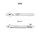 50 Pack 8cm/3 Inch Plain Blank Silver Metal DIY Craft French Barrettes Automatic Spring Snap Hair Clips Clasps Accessories for Women Girls Teens