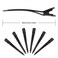 20 Pcs 3.5 Inches Duck Bill Hair Clips Black Metal Alligator Curl Clips with Holes Styling Clips for Salon Hair Extensions