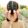 Hair Bow Clips 3 Inch Red Curly Grosgrain Ribbon Hairpins Handmade Kids Girls Cheer Hair Accessories for School Prom Party Headpiece