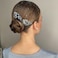 4 Pcs Deft Bun Maker French Twist Rabbit Ear Bun Twister Flower Flexible Quick Hair Styling Accessories for Women Girls