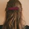Matte French Design Hair Clips and Pins - 5Pcs Elegant Barrettes for Thin Fine Hair, Flat Accessories for Short to Medium Length Styles, Non-Slip and Secure