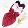 MRJ 4 Pcs Silky Satin Hair Bows Big Hair Ribbons for Women Large Hair Clips for Girls Hair Accessories Barrettes Metal Clips Bowknot Aesthetic