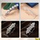 4 Pieces Bridal Hair Clip for Prom Rhinestone Wedding Hair Clips with Pearls Silver Diamond Barrette Jewelry Fancy Hair Accessories for Women Brides Bridesmaids and Hairstyles at Weddings