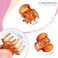 Brown Mini Hair Claw Clips for Fine Hair, Strong Grip Pain-Free Tiny 90s Hair Styling Accessories for Women, Girls, Kids - 50 pcs