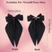 Hair Bows For Women Girls, 4PCS Large Bowknot Hair Accessories, Silk Satin Hair Ribbon With Long Tails, Aesthetic Bow Hair Metal Clips For Daily, Parties, Traveling(Black, Beige, Red, Green)