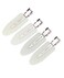 4-Pack White Hair Clip Accessory for Pinning Hair Back