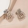 AEGYPIUS Skeleton Hair Clip, 2 Pcs Skeleton Hand Hair Clip Skeleton Hair Clips for Women, Skeleton Hand Hair Clips Skeleton Clips for Hair Skeleton Hands Hair Clips Skeleton Claw Clip Halloween Clips