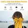 Jumbo Silky Satin Bowknot Hair Slides with Long Tails for Women and Girls - Metal Clips and Hairpins Accessories (Yellow)