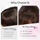 EMMOR Clip in Bangs, 100% Human Hair Bangs with 3 Non-slip Clips, 360&deg;Cover Top HairPieces with 5 inch Wispy Fringes for enhancing Women's Facial Features(Ombre Ash Blonde)