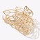 Fall Hair Clips for Women Metal Gold Hollow Maple Leaf Design Hair Claw Clips Fall Leaves Hair Accessories for Thanksgiving Day Elegant Gold Hair Clip Hair Barrettes for Hair Styling Hair Supplies