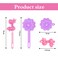 BENBO Colorful Plastic Hair Barrettes, Clips and Pins, 60 Pieces Bow and Bowknot Hairpins for Girls and Women (Random Color)