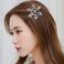 Beaupretty 6 Pieces Christmas Snowflake Hair Pins Rhinestone Snowflake Hair Clips Alloy Bobby Winter Hair Barrettes for Women Girls