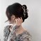 ROMODIYA Silver Large Hair Clip with Pearl Design, Metal Hair Clip, Non-Slip Hair Barrette Clip, Hair Accessories, Strong Hold, for Thick/Thin Hair 1Pcs