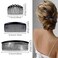 18 Pieces Banana Hair Clips Classic French Hair Comb Set Fishtail Plastic Twist Hair Clip Ponytail Accessories for Women Girls, 9 Styles