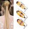 18 Pieces Banana Hair Clips Classic French Hair Comb Set Fishtail Plastic Twist Hair Clip Ponytail Accessories for Women Girls, 9 Styles