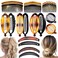 18 Pieces Banana Hair Clips Classic French Hair Comb Set Fishtail Plastic Twist Hair Clip Ponytail Accessories for Women Girls, 9 Styles