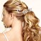 6 PCS Silver Bridal Hair Pins, Rhinestones Hair Accessories Crystal Wedding U-shape Hairpins Hair Jewelry for Bride Women Girls Bridesmaids