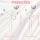 Hair Clip 4Pcs Pearl Bridal Hair Pins, Silver, for Women and Girls, Wedding Hair Accessories