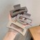 Whaline Large Hair Claw Clips Strong Hold Rectangle Hair Claw 4.1In Matte Solid Color Non-Slip Jumbo Hair Styling Accessories for Women Girls Thin Thick Hair, 6 Pack