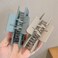 Whaline Large Hair Claw Clips Strong Hold Rectangle Hair Claw 4.1In Matte Solid Color Non-Slip Jumbo Hair Styling Accessories for Women Girls Thin Thick Hair, 6 Pack