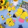 Whaline 5Pcs Back to School Yellow Pencil Hair Bow Clips Ponytail Holder Jumbo Ribbon Grosgrain Hairgrips Cheer Hair Bows Tie for First Day of School Girl Student Cheerleader Hair Accessories