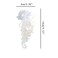 Novelty Ocean Jellyfish Hair Clips,Cellulose Acetate Hair Clips,Big Claw Clips for Girl,Hair Accessories,White