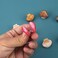 Pack of 10 Mini Seashell Hair Claw Clips Jaw Clip Clamps Mermaid Hair Styling Cilps Accessories for Women Girls Marble Pattern