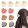 Pack of 10 Mini Seashell Hair Claw Clips Jaw Clip Clamps Mermaid Hair Styling Cilps Accessories for Women Girls Marble Pattern