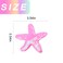 Starfish Hair Clips Pink Sequins Hair Pins Sea Star Alligator Hair Clips Barrettes Glitter Sea Shell Beach Hair Accessories for Women Girls Headpiece Wedding Birthday Party Supplies 4PCS