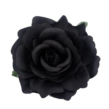 Hair Flower Clips Brooch Boutique Hair Accessories Bohemia Hairpins for Women Girls (Black)