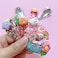 10 Pcs Glitter Hair Clips for Girls, Cute Animals Rainbow Sparkle Transparent Hairpins Snap Barrettes Hair Accessories for Children's Day,Christmas Party