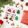 18 Pieces Christmas Hair Clips Christmas Organza Bags Set Hair Accessories Xmas Small Gifts Hairpins Jewelry Candy Gift Bags Mini Drawstring Bags for Women Girls Winter Wedding Christmas Party