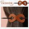4 Pieces Leather Hair Barrette with Stick 8 Shape Ponytail Clip Leather Hair Accessories for Women Hair Holder Clip Mother's Day Gift (Cute Color)