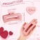 Xunyee 8 Pcs Bridal Bridesmaid Square Hair Clips 4.1 Inch Large Matte Bride Rectangular Hair Claw Clips Pink Bachelorette Party Decorations Styling Accessories for Wedding Gift
