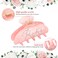8 Pcs Rhinestone Hair Clips - Acrylic Bridal Shower and Wedding Accessories for Bride and Bridesmaids