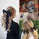 4 Pieces Satin Hair Bows Soft Ribbon Clips Hair Barrettes for Women Girls, Long Ribbon Bows Large Bow Hair Slides Silky Bowknot with long Tail French Style Hair Accessories (Black)