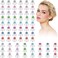 72 Pieces Rhinestone Spiral Hair Pins Crystal Spiral Twist Hair Pins Twisters Colorful Shiny Metal Swirl Hair Clips Hair Accessories for Women Bridal Wedding Bridesmaids Prom Party